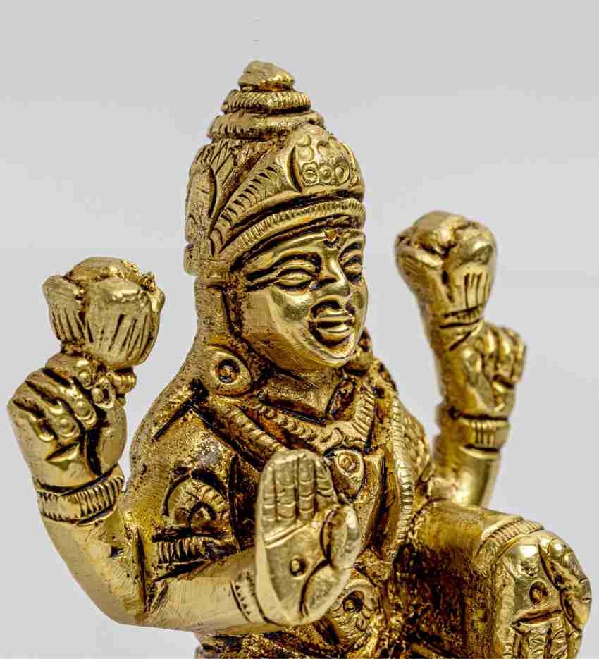 Rhapsodically Made Laxmi Ganesh Set Idol Decorative Showpiece