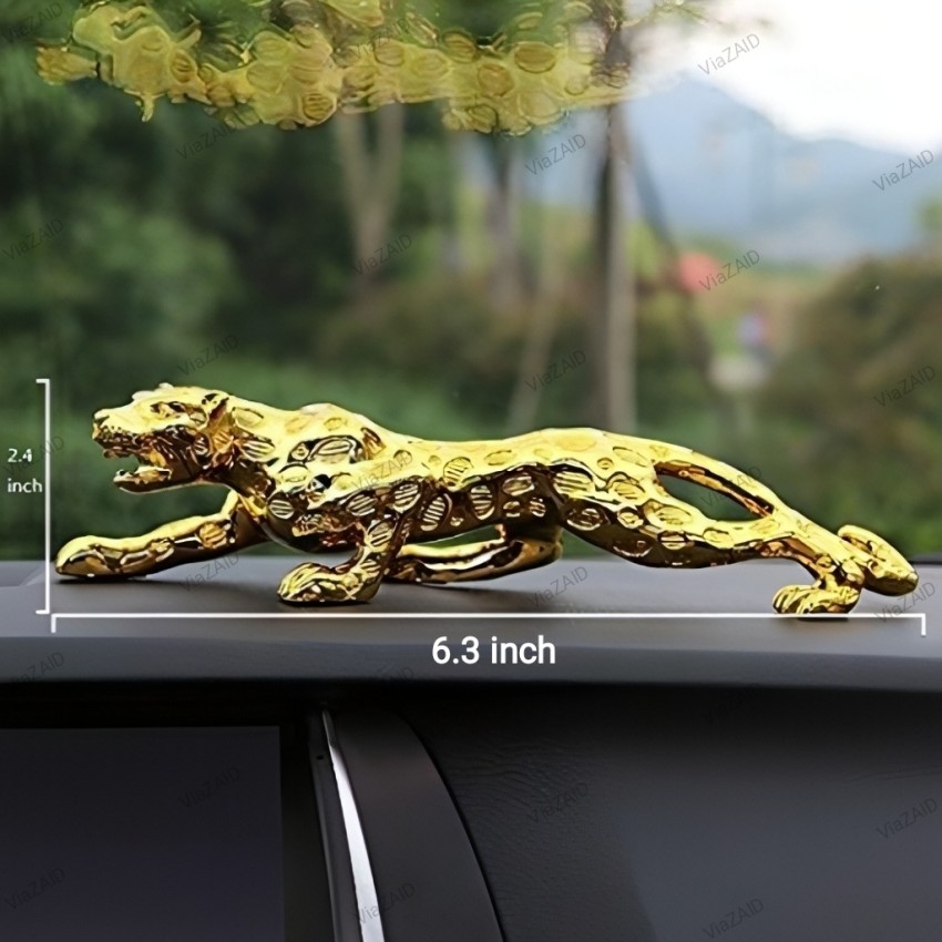 Retro Brass Leopard Statue Miniature Leopard Sculpture Wealth Leopard Feng  Shui Animal Figurines Table Collectible Figures for Home Office Decoration  : : Home