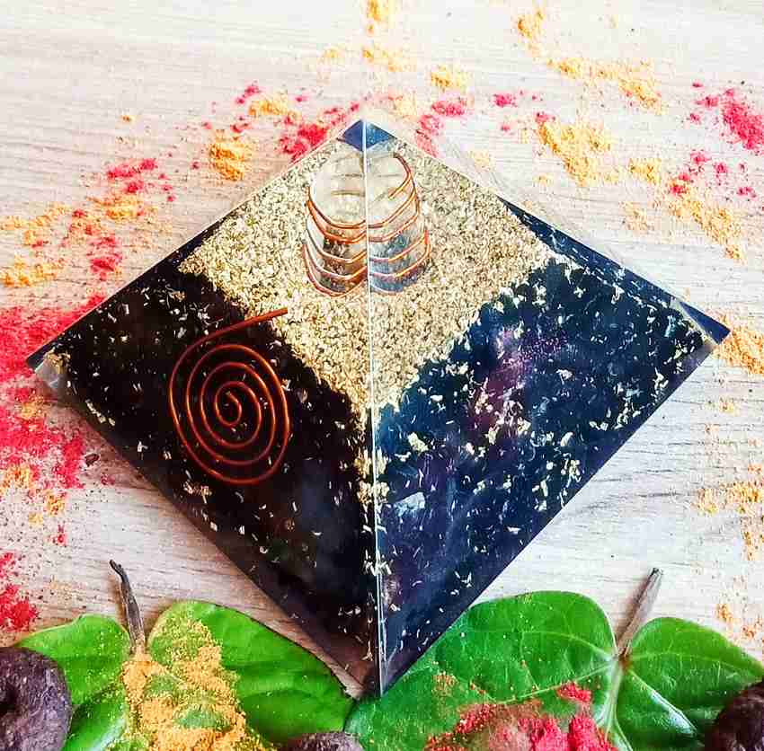 Orgone pyramid black tourmaline store