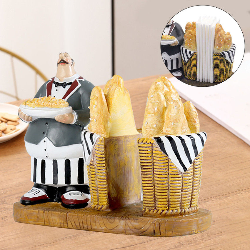 Lyla Creative Chef Figurine Paper Towel Holder Statue for Home Table Restaurant Decorative Showpiece 10 cm Price in India Buy Lyla Creative Chef Figurine Paper Towel Holder Statue for Home Table Resta...