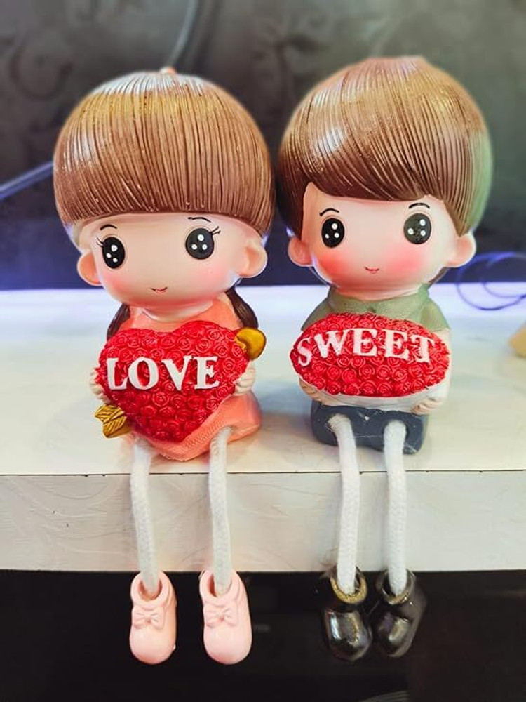 PREZZIE HUB cute couple hanging legs doll for home decoration Decorative Showpiece 14 cm Price in India Buy PREZZIE HUB cute couple hanging legs doll for home decoration Decorative Showpiece