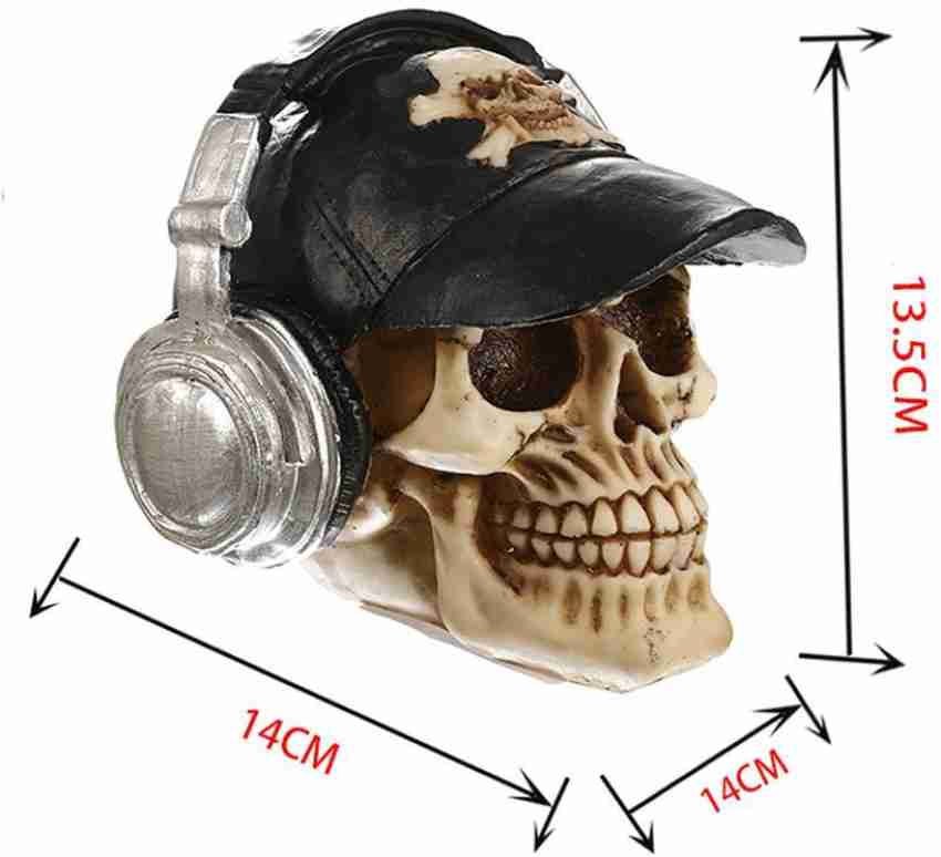 Lyla 3D Skeleton Skull with Cap and Headphone Model Head Bone