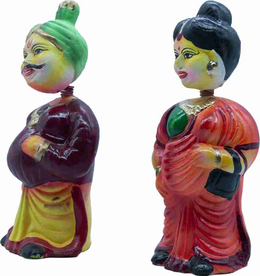 Wooden Indian Doll Set- Set of 10 