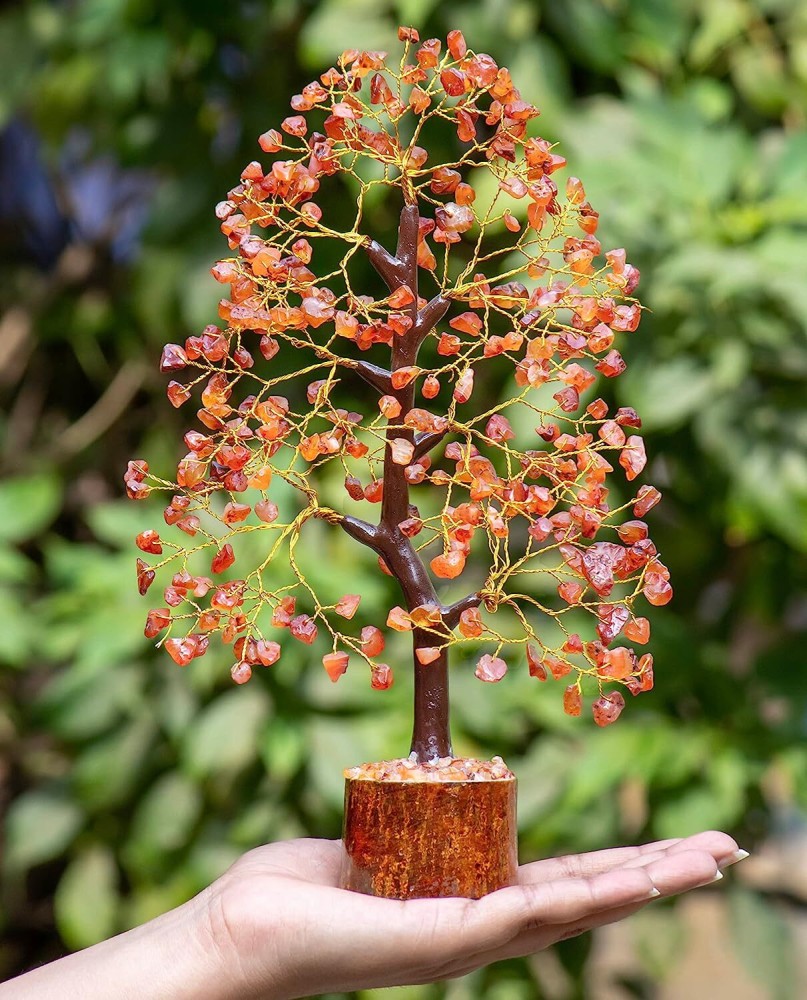  Carnelian Chakra Tree of Life - Crystal Tree for