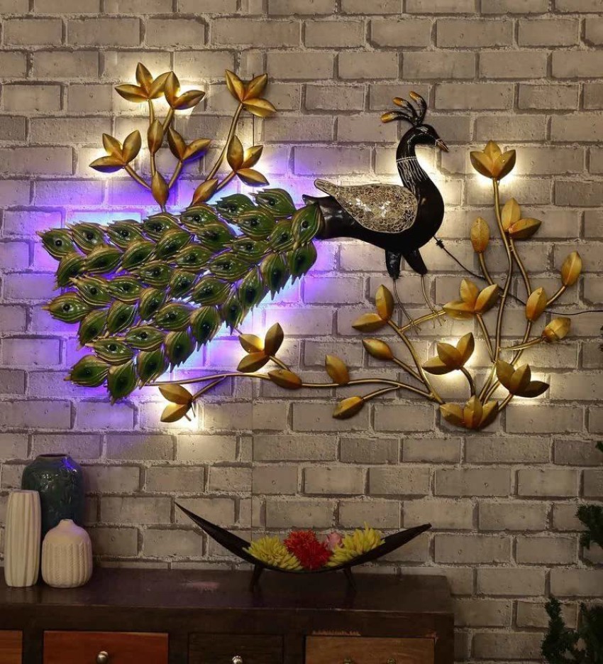 HOME DECOR HANDICRAFTS PEACOCK WALL HANGING Price in India - Buy HOME DECOR  HANDICRAFTS PEACOCK WALL HANGING online at