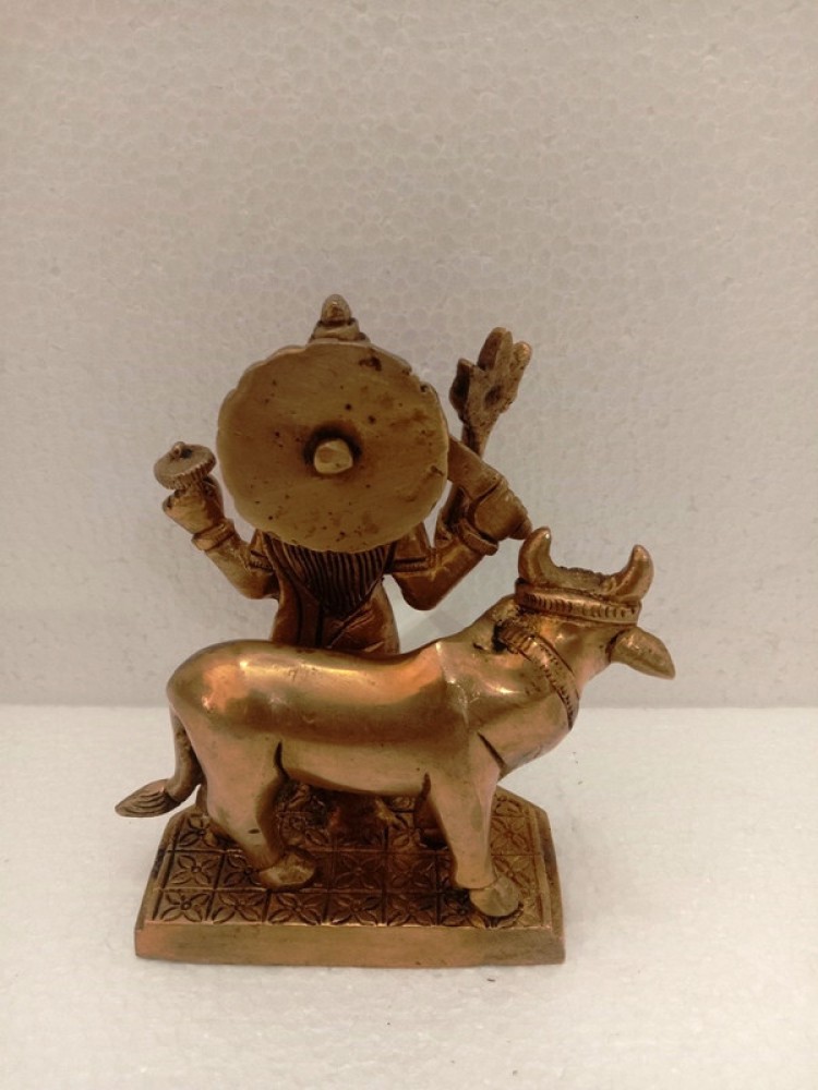 B H A R A T H A A T Brass Goat (Meldi Mata Vahan) Small Statue