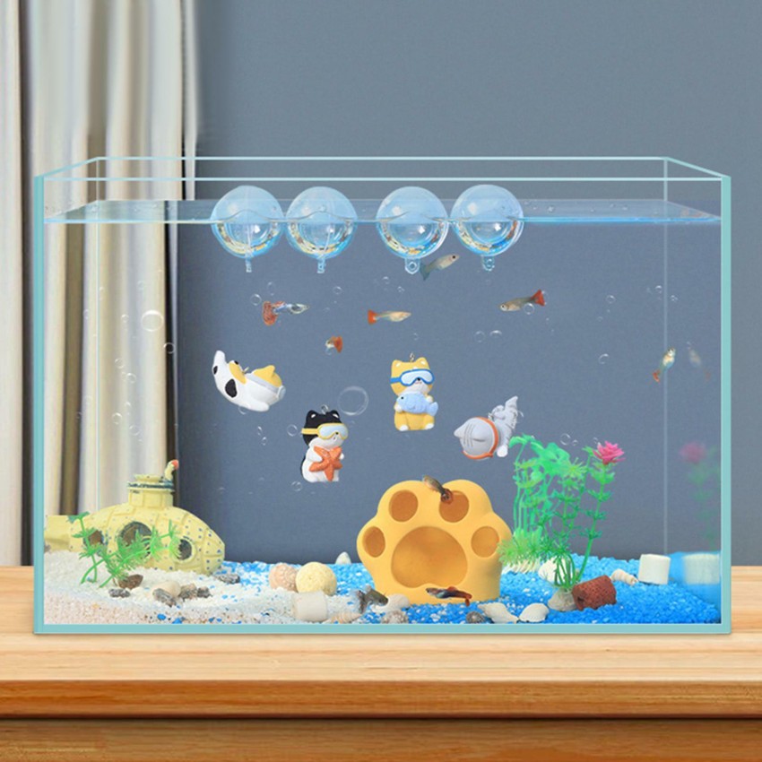 Lyla Aquarium Decoration Floating Fish Tank Decor Miniature Little