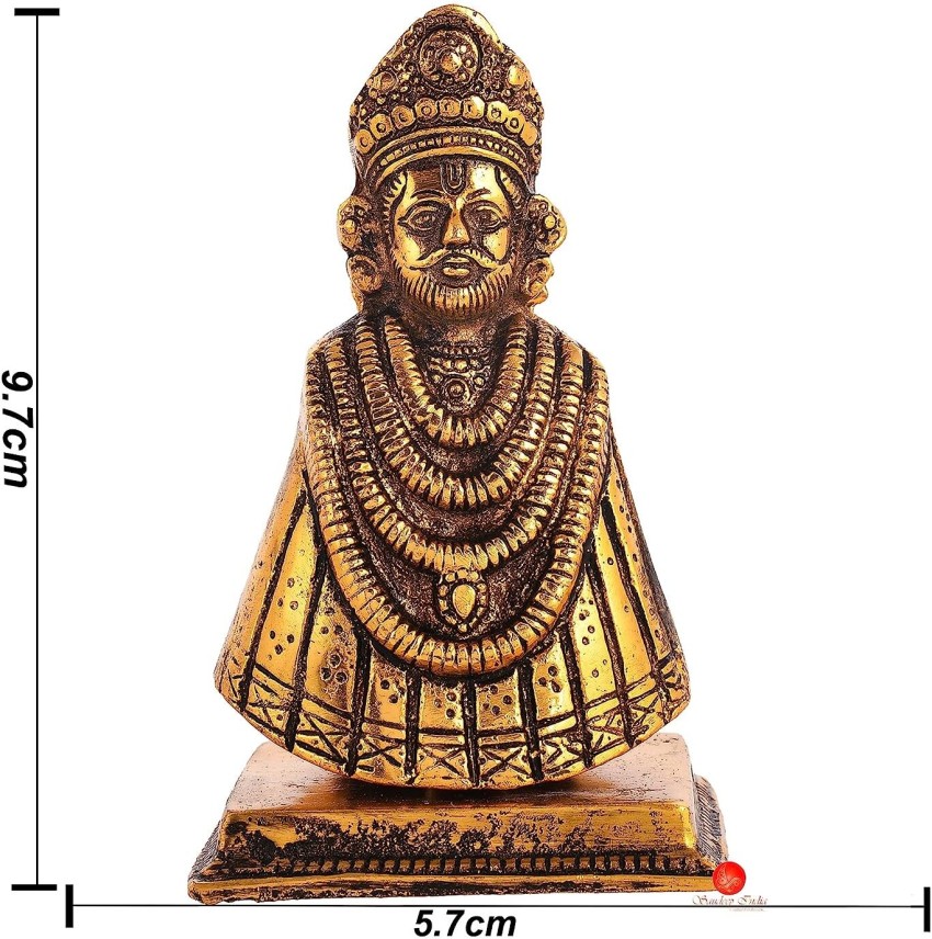 Khatu Shyam Ji - Brass Statue - Baba Khatu shyam metal figure