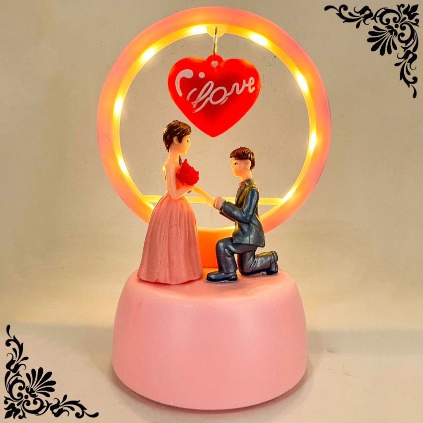 Elegant Lifestyle Luxury Love Couple LED Gift Set, Anniversary Christmas  New Year Valentine's Gift Decorative Showpiece - 15 cm Price in India - Buy  Elegant Lifestyle Luxury Love Couple LED Gift Set