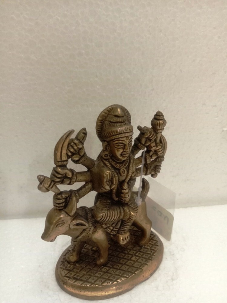 Buy Brass Goat (Meldi MATA Vahan) Small Statue Handicraft Art
