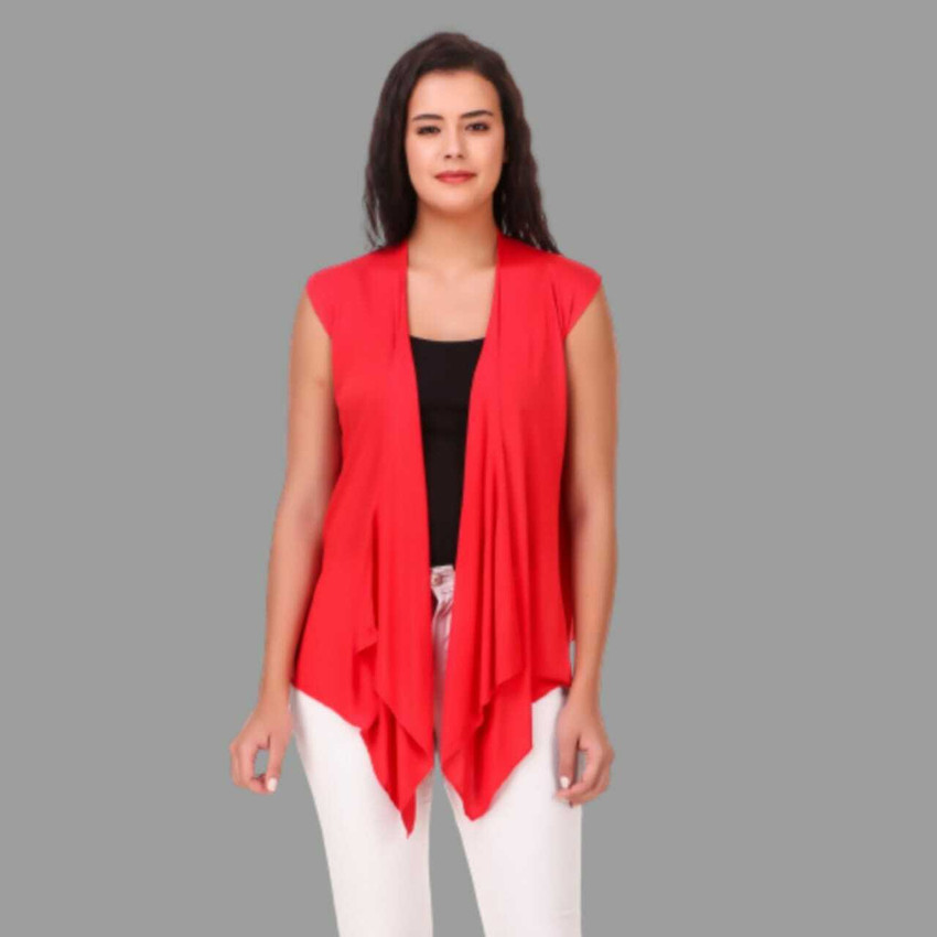 Girls red shrug online