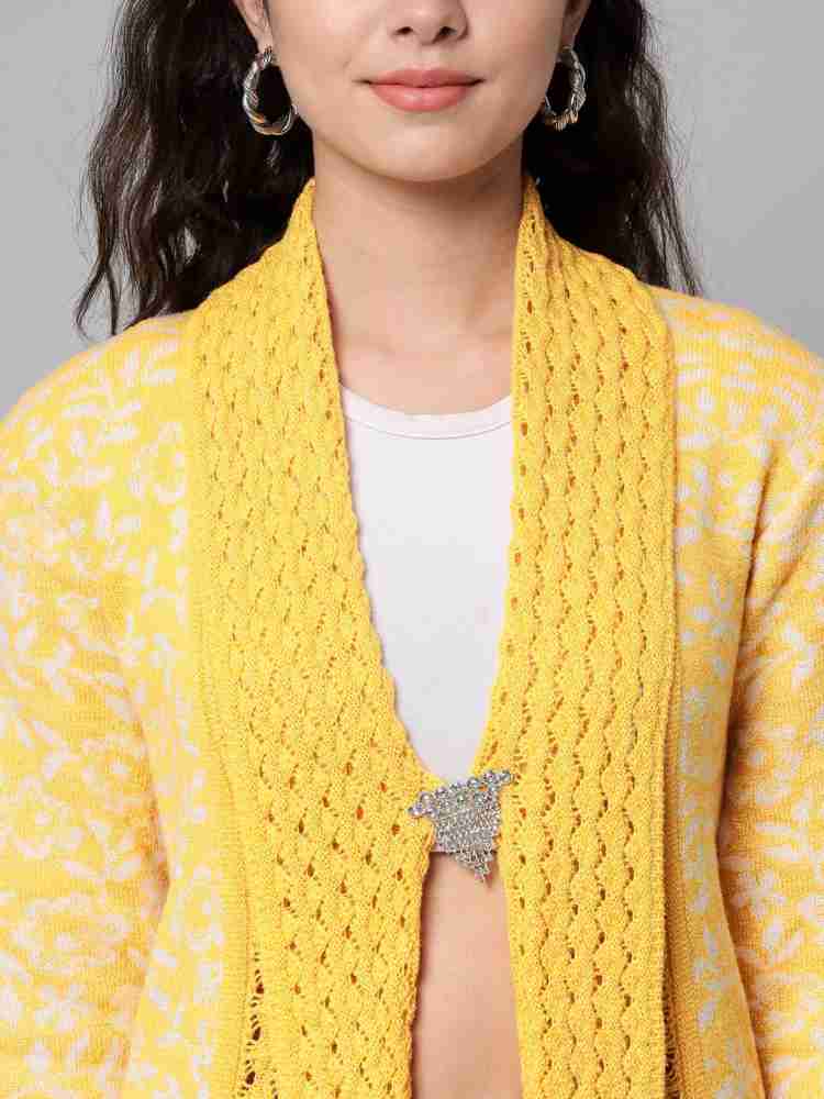 Ladies on sale yellow shrugs