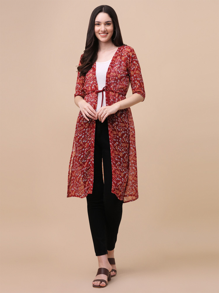 Aggregate more than 88 flipkart kurti with shrug super hot