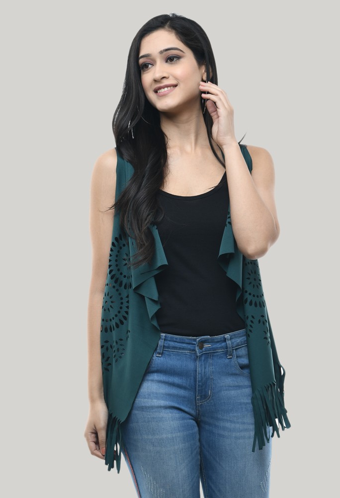 Sleeveless shrugs sale flipkart