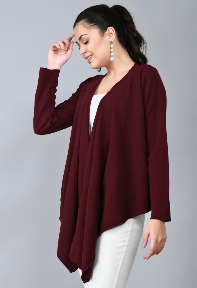 Maroon shrug deals