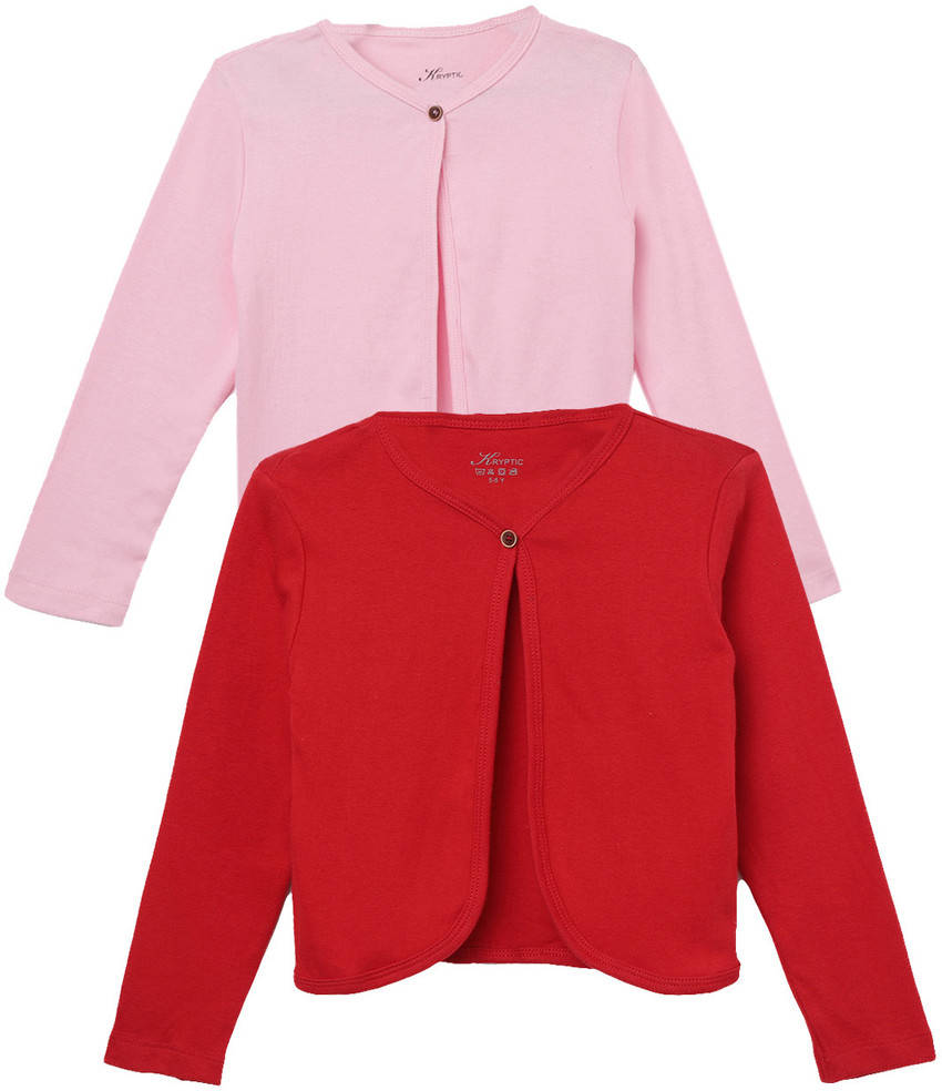 Girls red shrug on sale