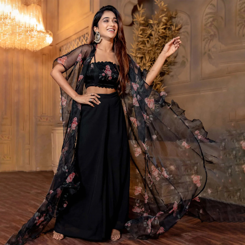 Plazo hotsell shrug dress