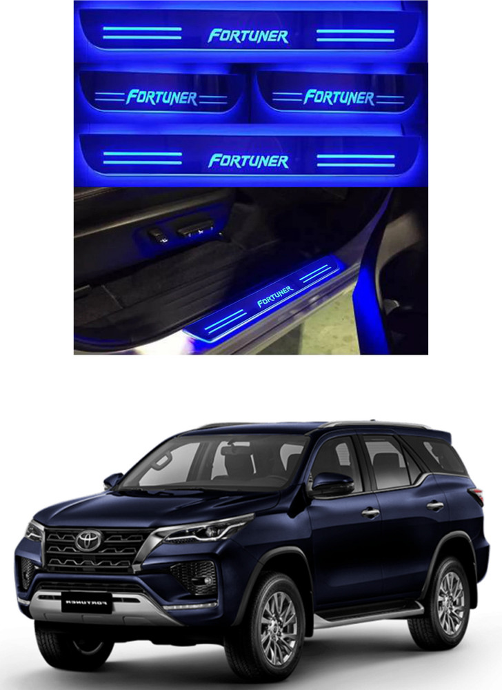 SJE Car Door Black Led Footstep For Fortuner Door Sill Plate Price