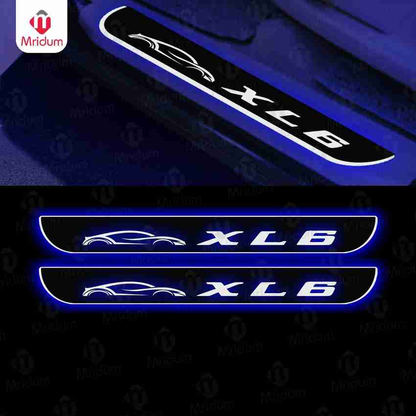 MRIDUM Maruti Suzuki XL6 Car Design Door Sill Plates pack of 4