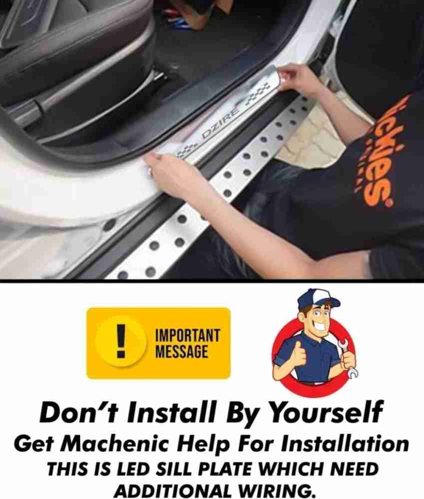 Door sill guard shop led dzire