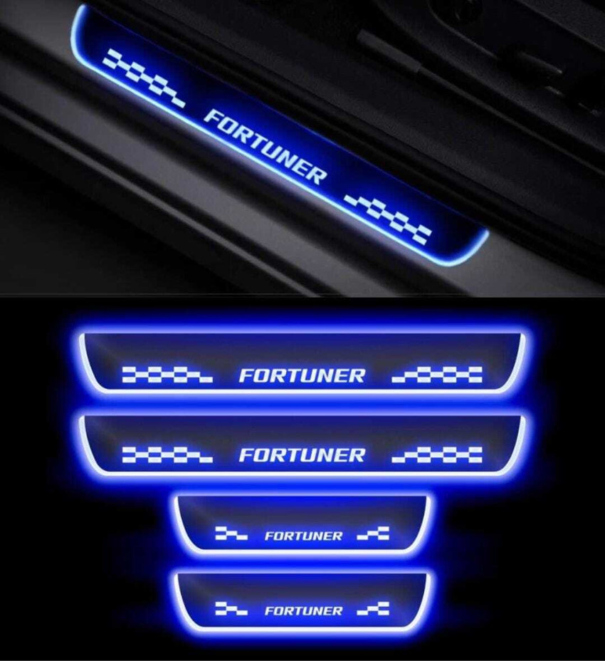 Car door sill scuff store plate foot step