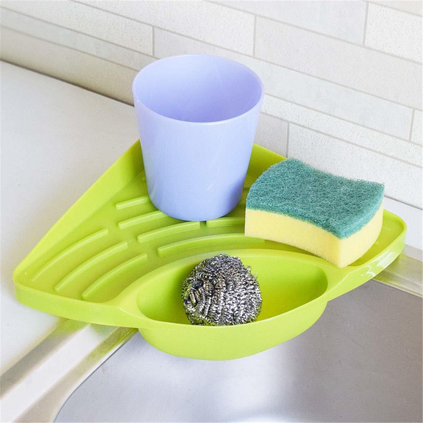 LifeEasy Kitchen Sink Corner Wash Basin Sponge Soap Scrub ABS Brush Storage Holder Rack Set of 1 Sink Sponge Holder Price in India Buy LifeEasy Kitchen Sink Corner Wash Basin Sponge Soap