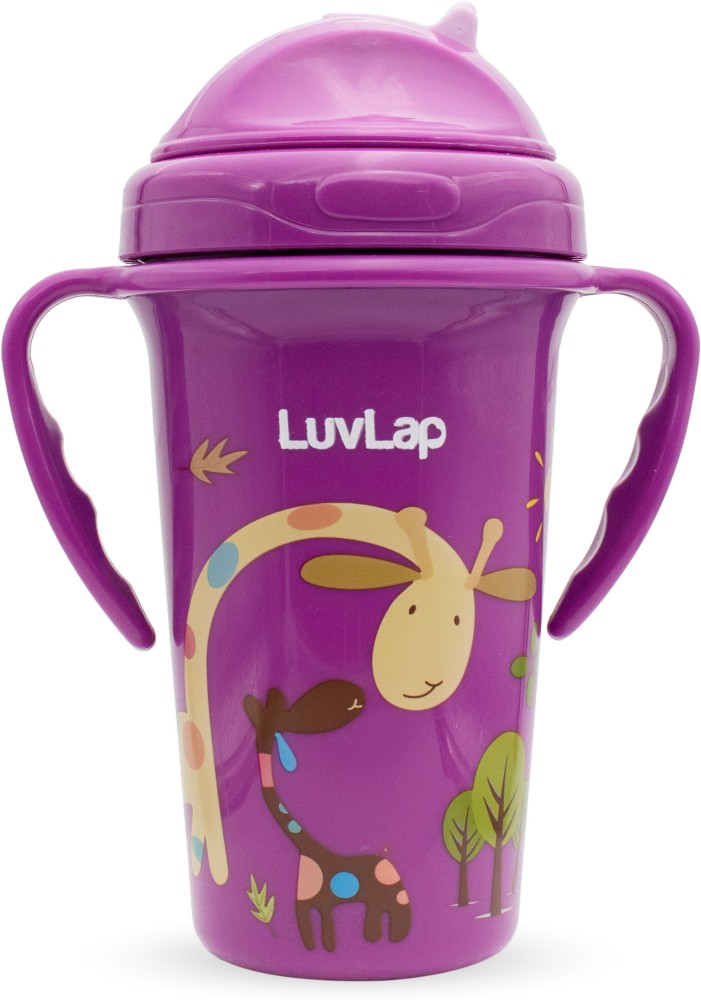 2 In 1 Sippy Cups for 1 Year Old Toddlers with Spout & Straw, 2PCS Weighted