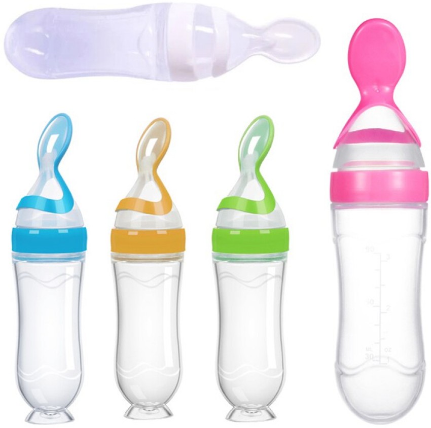 Baby Spoon Bottle Feeder Dropper Silicone Spoons for Feeding