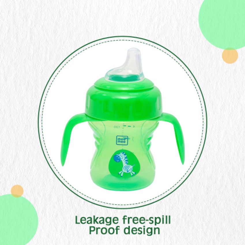 Interchangeable Sipper/Sippy Cup with Silicone Spout &Straw (150ml) For 6m+  Baby