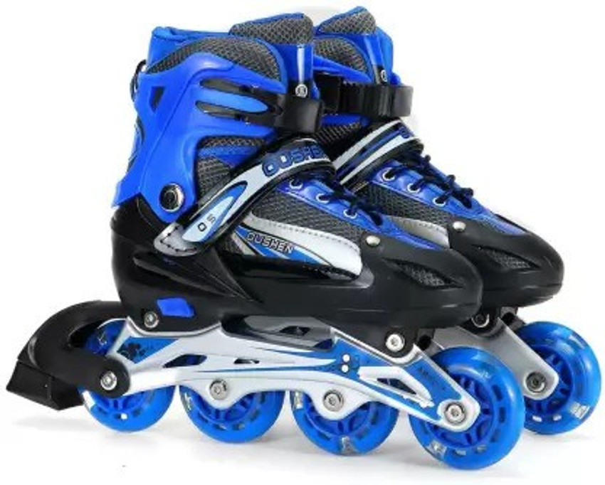 Rudra Skating Shoes Adjustable Size LED Wheels Skates for Kids