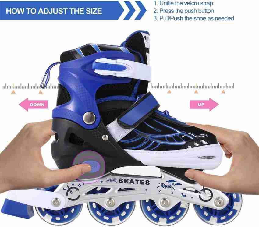 Strauss Kids Protective Gear With Adjustable Ring Skating Kit - Buy Strauss  Kids Protective Gear With Adjustable Ring Skating Kit Online at Best Prices  in India - Skating
