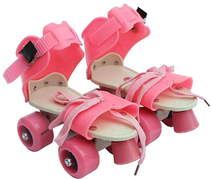 Vaniha Adjustable Size Children Roller Skates Double Row Skates