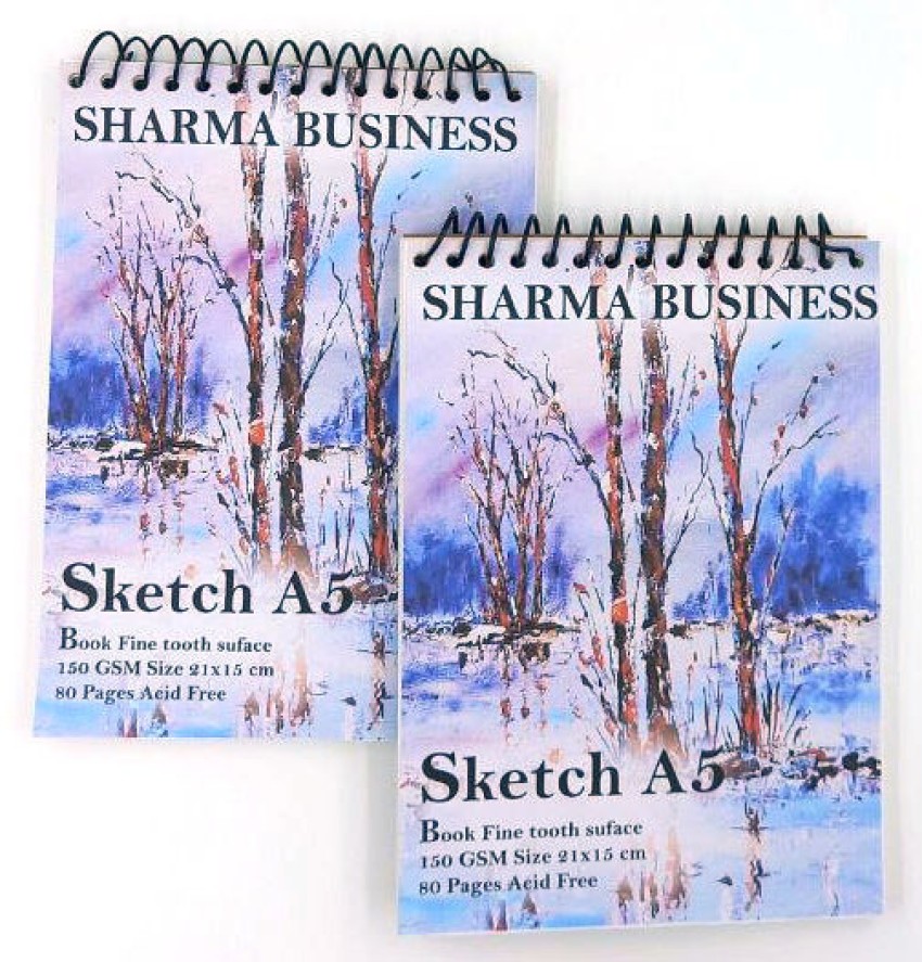 KRASHTIC A5 Sketch Book for Drawing and Sketching 140 GSM Ivory Sheet For  Artist Set of 1 Sketch Pad Price in India - Buy KRASHTIC A5 Sketch Book for  Drawing and Sketching