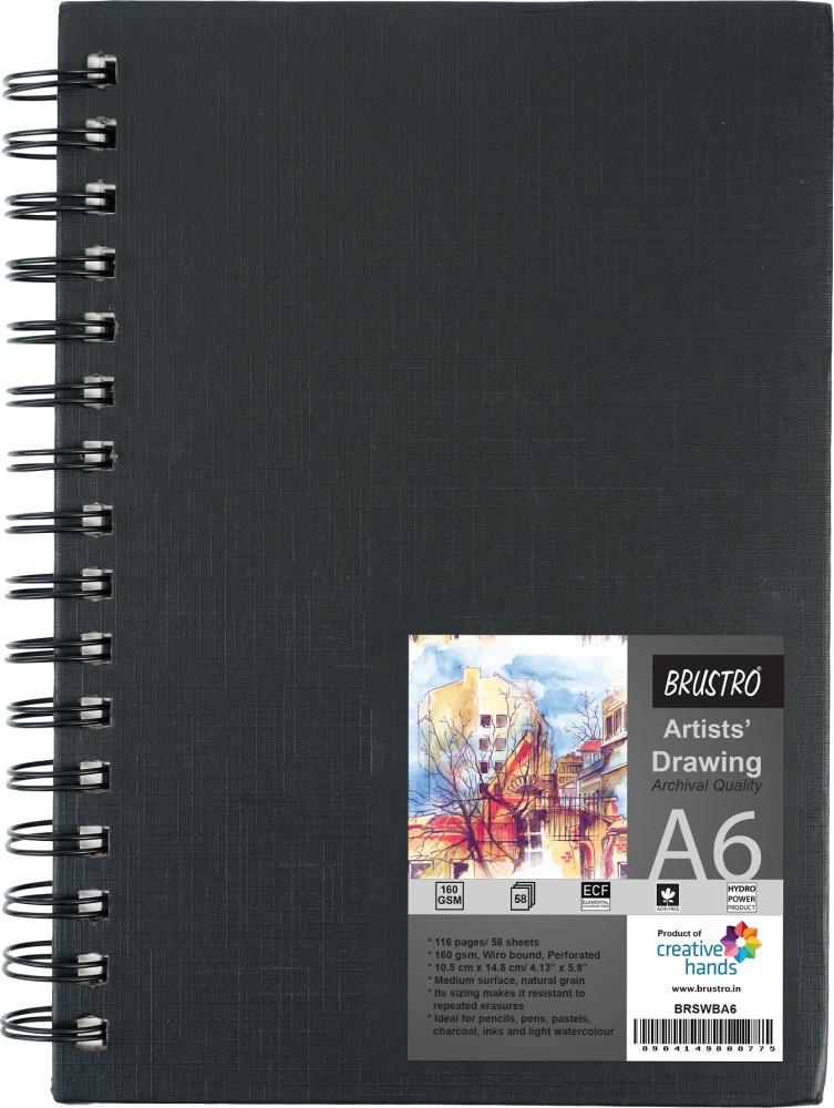 Kriti Artist Sketch Book A3 small 9 Pages 120gsm Cartriage