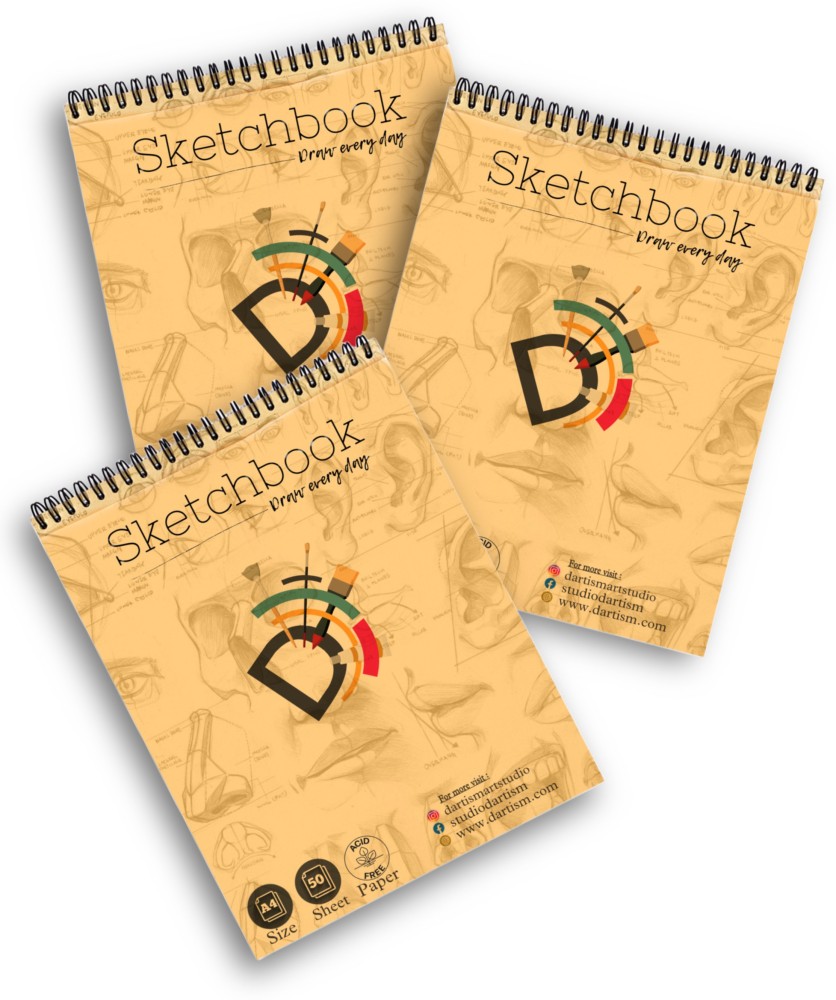 DARTISM ART STUDIO Sketch Pad Price in India  Buy DARTISM ART STUDIO Sketch  Pad online at Flipkartcom