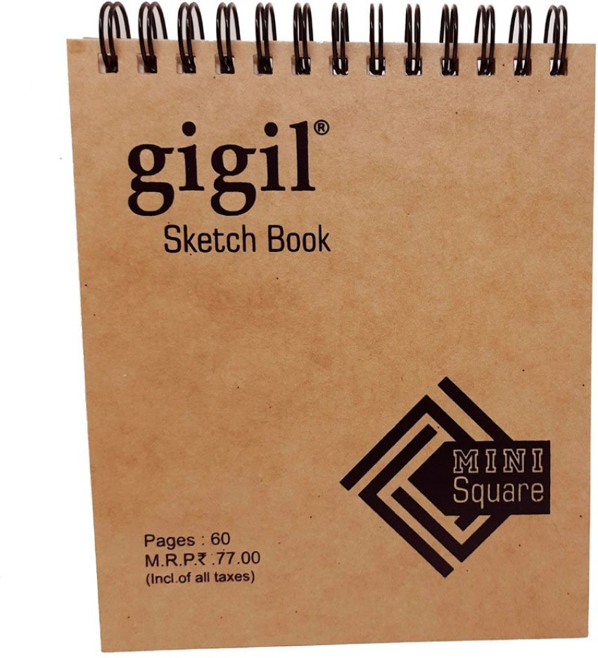 Gigil Mini Sketch Book / 140 Gsm Pocket Sketch BooK ( Size-14.5x