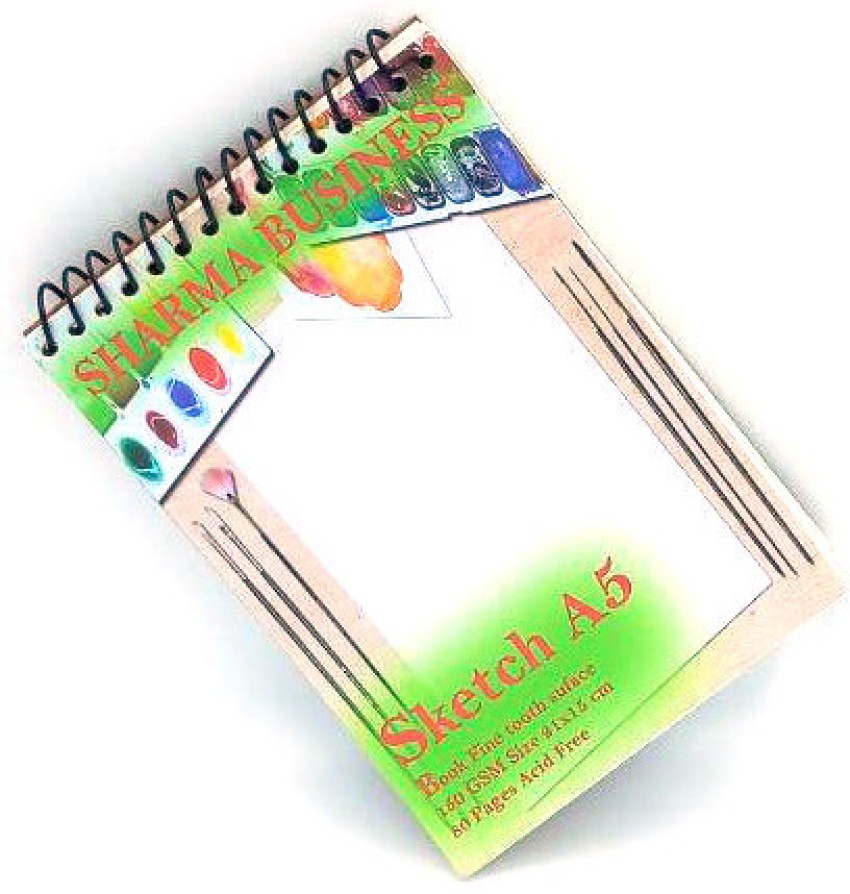 KRASHTIC Sketch Book A5 Size For Artist Pack of 1 150 GSM Thick Paper 80  Pages Sketch Pad Price in India - Buy KRASHTIC Sketch Book A5 Size For  Artist Pack of