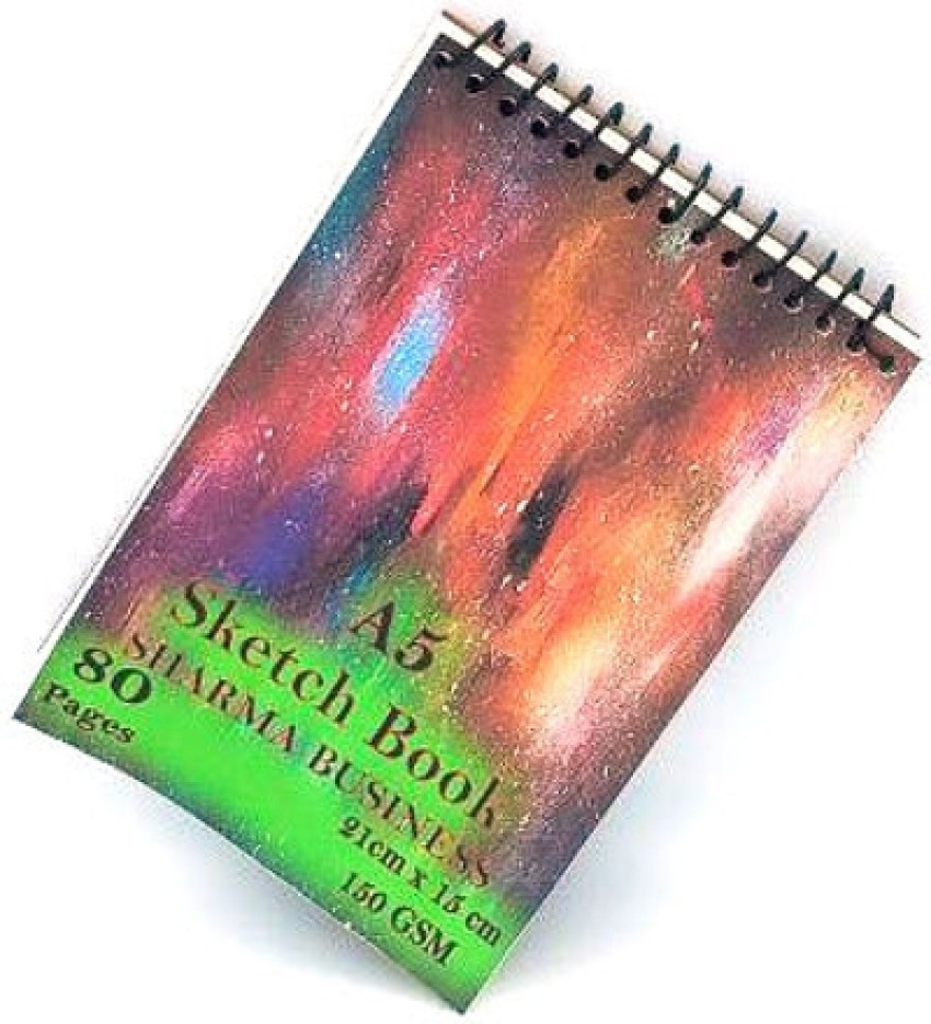 KRASHTIC Sprial Bound A5 Sketch Book Set 1, 150 GSM Drawing Book For Kids  Aritst 80 Pages Sketch Pad Price in India - Buy KRASHTIC Sprial Bound A5 Sketch  Book Set 1