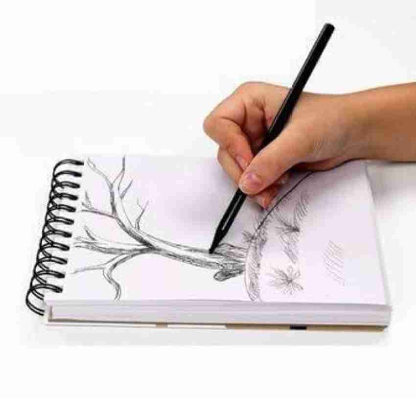 2 Pcs 100 GSM Sketch Book Set  Sketch book, Coloring books, Drawing pad