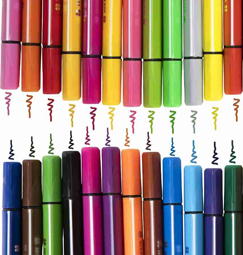 Save 20% on Your First Order chahat Enterprise Colour sketch pen (48  sketchpen set) Fine Angular Nib Sketch Pen with Washable Ink - WASHABLE  WATERCOLOR PEN, sketch pen