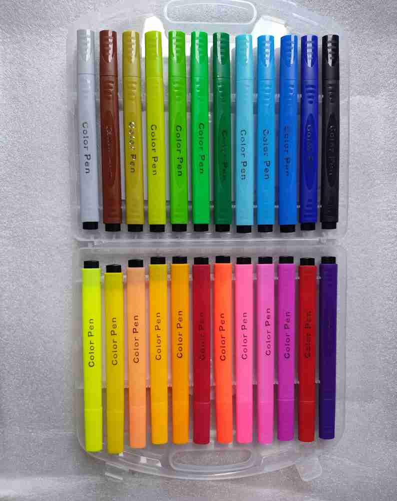 Pulsbery Sketch pen Color For Kids sketch colors for kids  Nib Sketch Pens with Washable Ink - sketch Pen For Kids