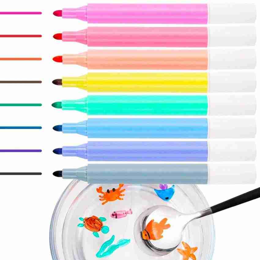 20 Colors Magic Water Painting Pen, Whiteboard Marker, A Watercolor Pen  That Can Float on Water, Magic Water Painting Pen Set for Kids and Adults