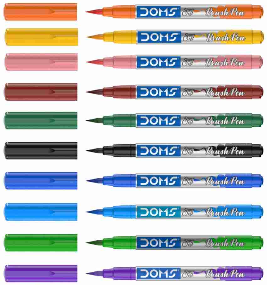 Doms Brush Pen Set of 13 + 1 Blending Brush Pen – Adriti's Home