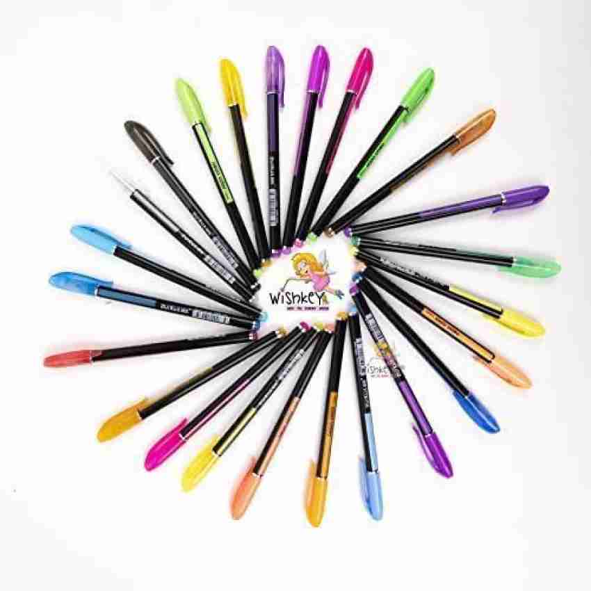 Buy Corslet 24 Fineliner Pens Colour Set, Porous 0.4mm Coloured Fine Line  Sketch Drawing Pens, Fine Point Colouring Pens for Bullet Journaling,Taking  Notes, Art Projects (24 Fineliner Pen Set) - Lowest price