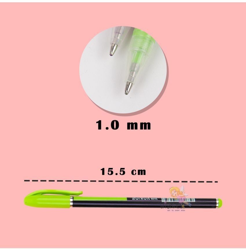 SKS Neon Color Gel Pen Set of 12 10 mm tip for Highlighting Writing  DrawingSketching Doodling Mandala Art  Amazonin Office Products