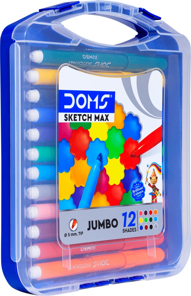 Doms Aqua Water Colour Sketch Pens 12 Shade – StatMo.in – the largest  online Stationery Store