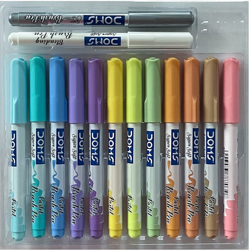 RESTLY 50 Pastel Colors Brush Markers Pens for Adult Japan  Ubuy