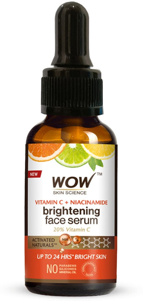 WOW SKIN SCIENCE Vitamin C Serum Skin Clearing Serum Brightening Anti Aging Skin Repair Supercharged Face Serum Dark Circle Fine Line Sun Damage Corrector Genuine 20 15ml Price in