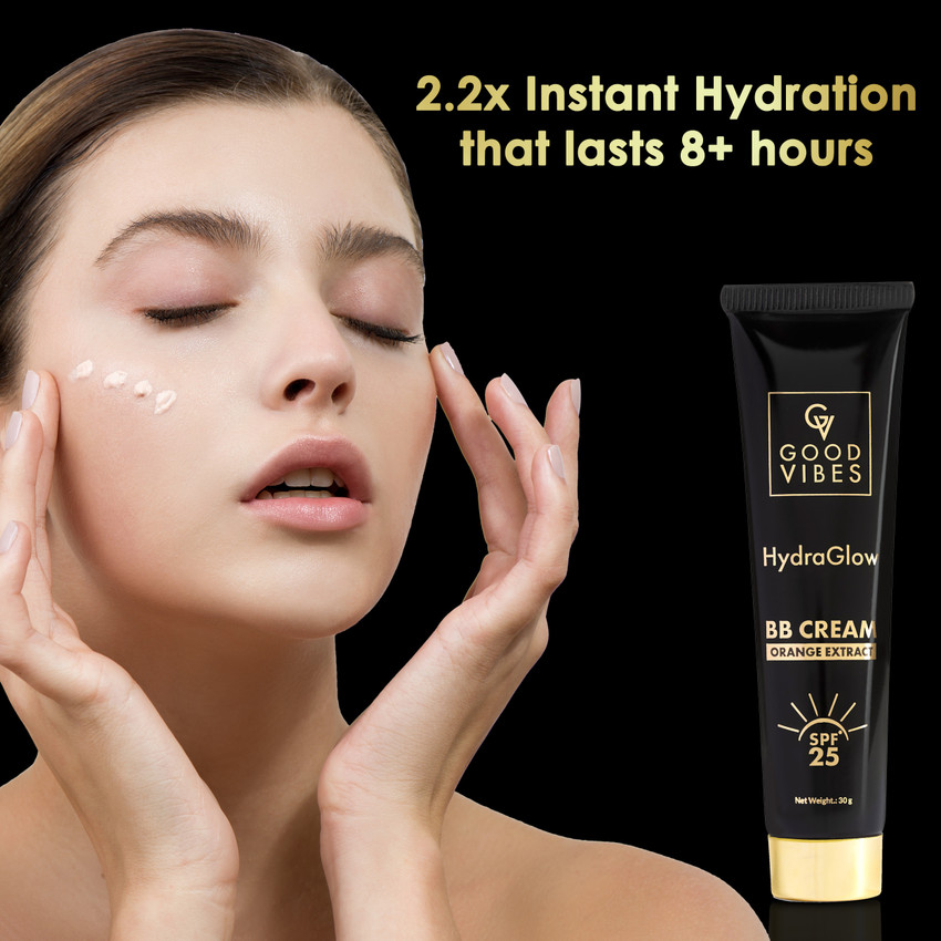 GOOD VIBES HydraGlow BB Cream SPF 25 with Orange Extract Rich Walnut Price in India Buy GOOD VIBES HydraGlow BB Cream SPF 25 with Orange Extract Rich