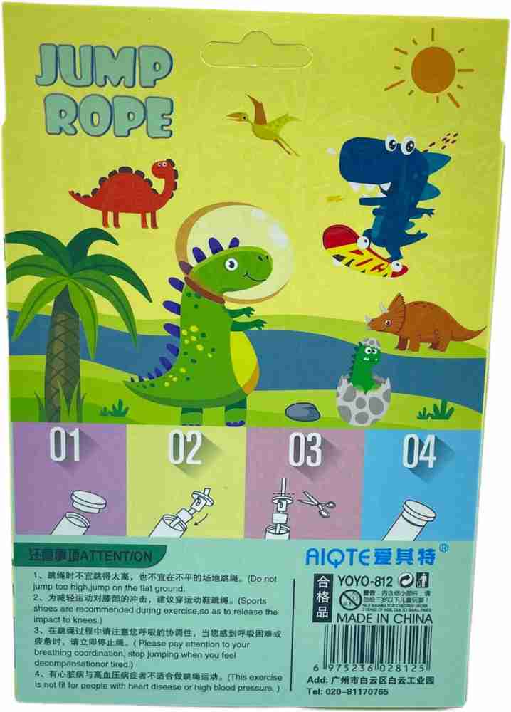 Fullkart Dinosaur Printed Skipping Ropes Jump Rope for Kids Boys Girls for Exercise Freestyle Skipping Rope Buy Fullkart Dinosaur Printed Skipping Ropes Jump Rope for Kids Boys Girls for Exercise Free...